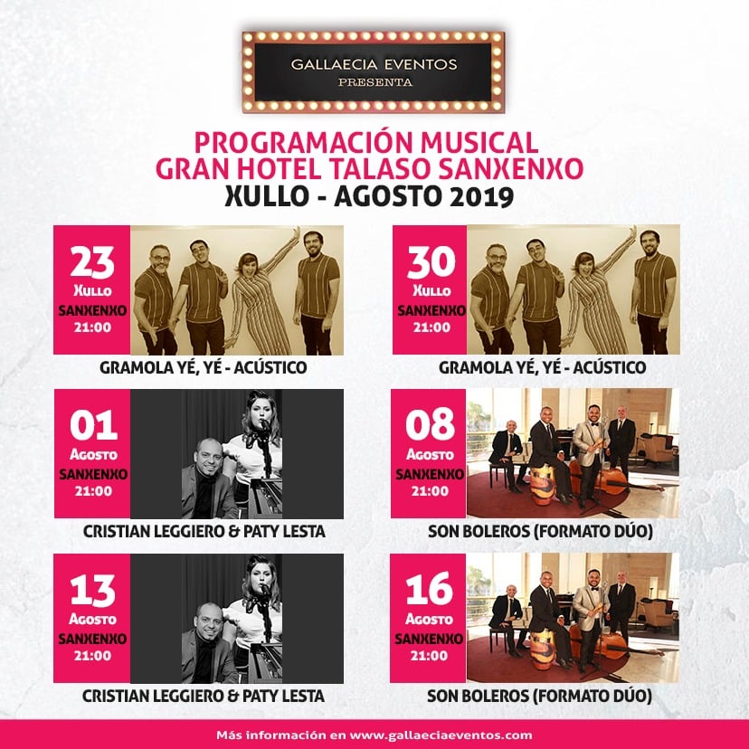 programadores musicales en hotel talaso sanxenxo