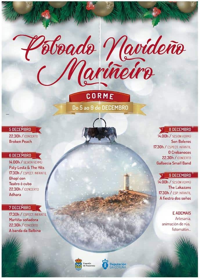 poboado navideño mariñeiro