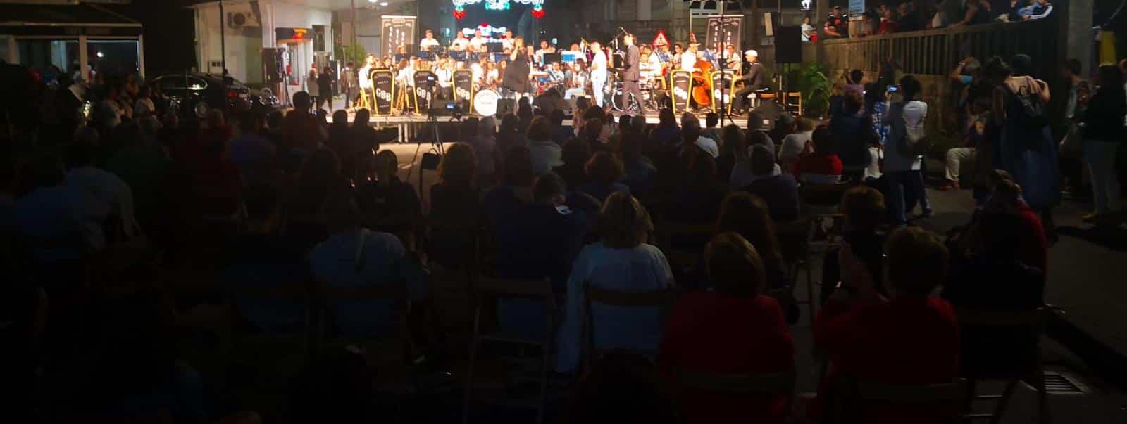 gallaecia big band con la banda de música de Moraña