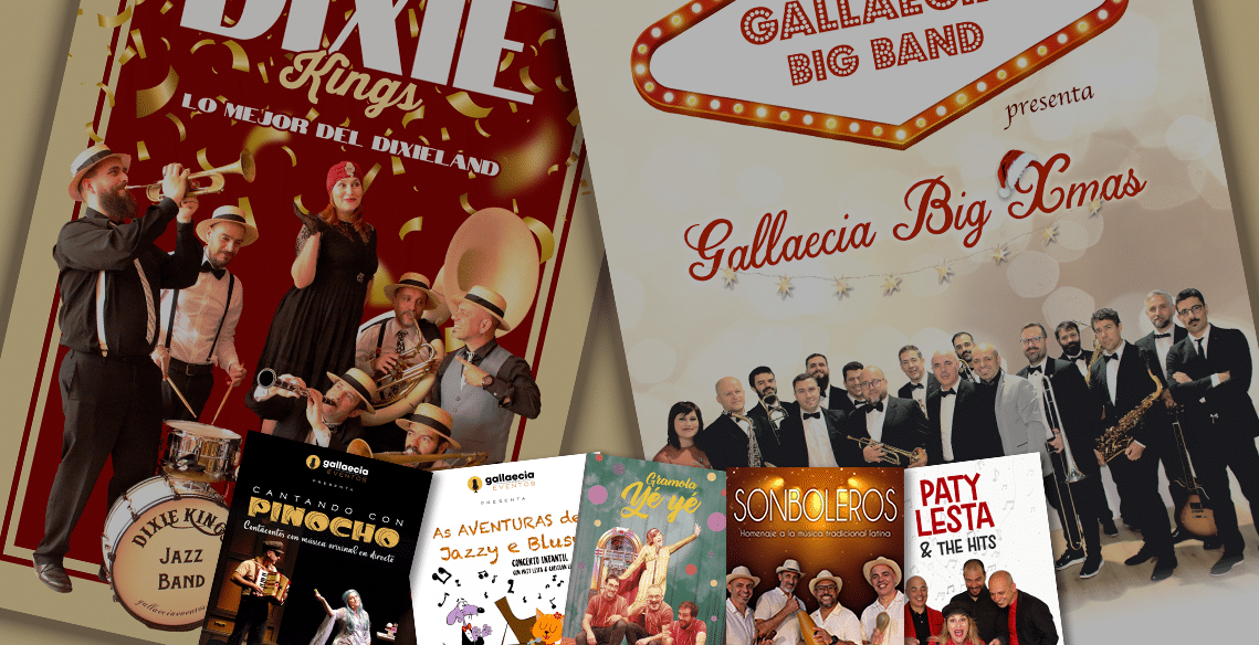 música en directo para Navidad en Galicia