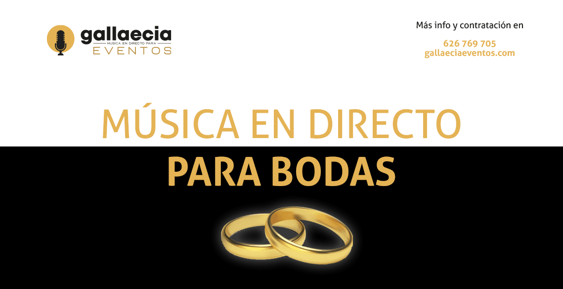 Música en directo para bodas en Galicia