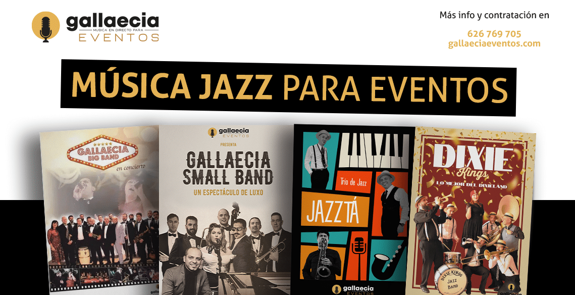 música jazz para eventos en Galicia