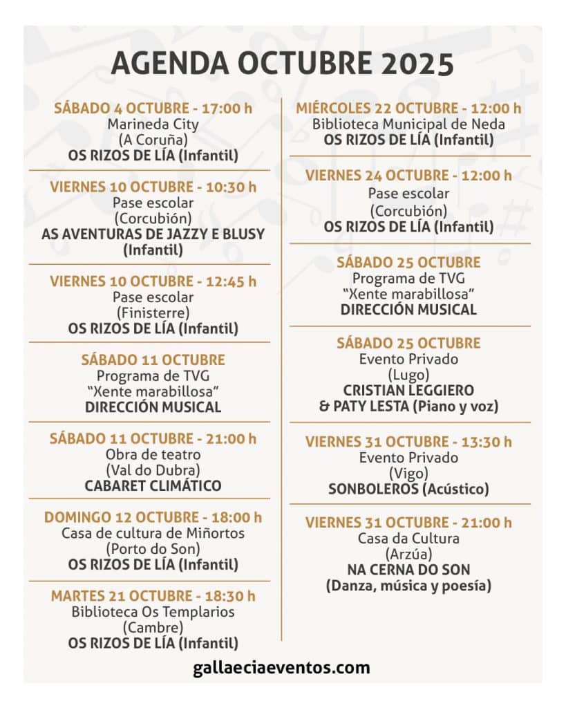 música en directo en galicia